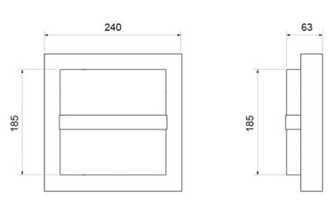 Pack Led 12,5W 1500Lm 4000K Boluce illuminazione Lampade da esterno